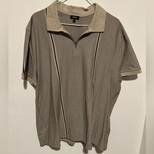 Express men’s polo shirt quarter zip size L